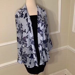 Candies longline sheer floral cardigan 💙😍